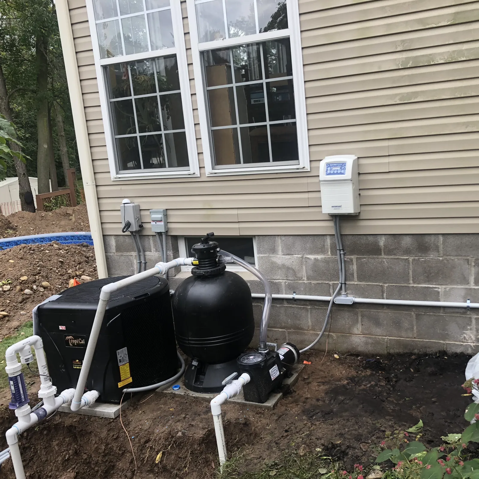 new swimming pool electrical system by unlimited electric